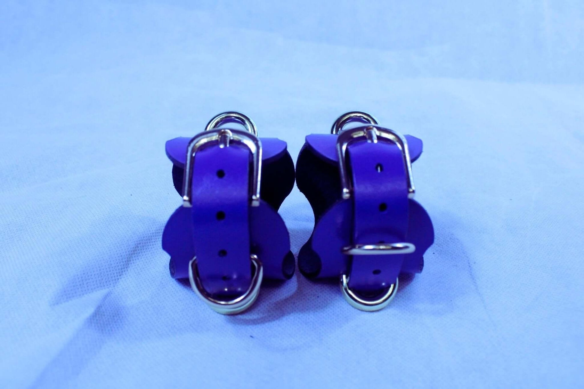 Wrist Cuffs with D-Rings BDSM Restraint Gear for Ds Play Bondage - Happytoys Sexshop: online sex shop for Feeling Happy & Easy 😊 - Discreet geleverd