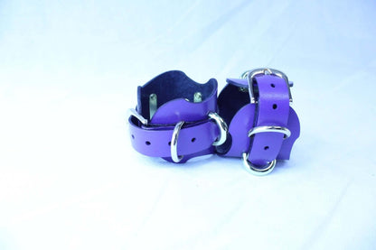 Wrist Cuffs with D-Rings BDSM Restraint Gear for Ds Play Bondage - Happytoys Sexshop: online sex shop for Feeling Happy & Easy 😊 - Discreet geleverd