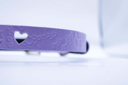 Choker Collar Heart Cutout Leather Choker  Cute BDSM Collar