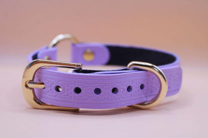 BDSM Day Collar Handmade Lilac BDSM Collar - Submissive Collar - Happytoys Sexshop: online sex shop for Feeling Happy & Easy 😊 - Discreet geleverd