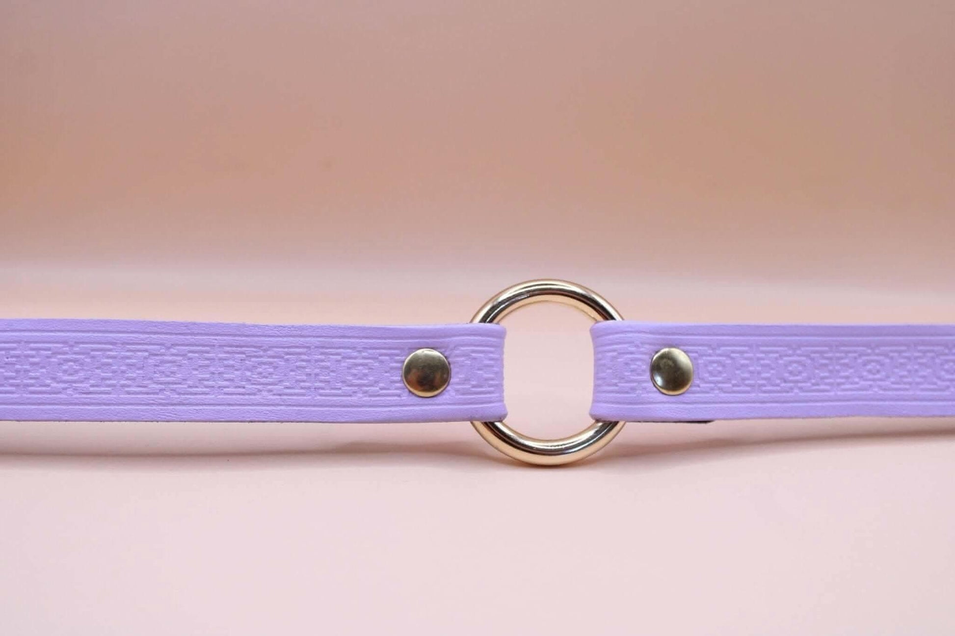 BDSM Day Collar Handmade Lilac BDSM Collar - Submissive Collar - Happytoys Sexshop: online sex shop for Feeling Happy & Easy 😊 - Discreet geleverd