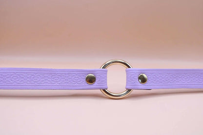 BDSM Day Collar Handmade Lilac BDSM Collar - Submissive Collar - Happytoys Sexshop: online sex shop for Feeling Happy & Easy 😊 - Discreet geleverd