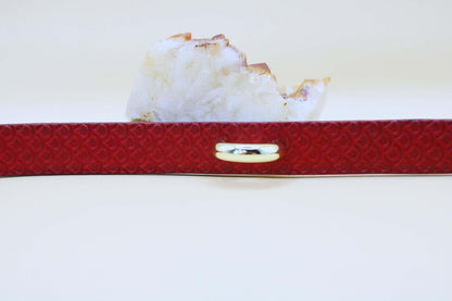 Leather Choker Collar - Elegant Submissive Jewelry for Stylish Wear