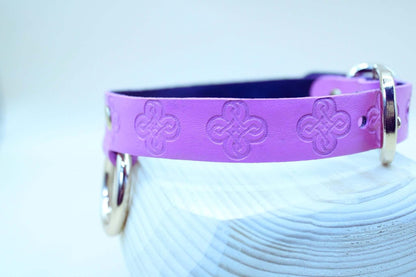 Pink Leather O-ring Choker Collar for Pet Play - Happytoys Sexshop: online sex shop for Feeling Happy & Easy 😊 - Discreet geleverd