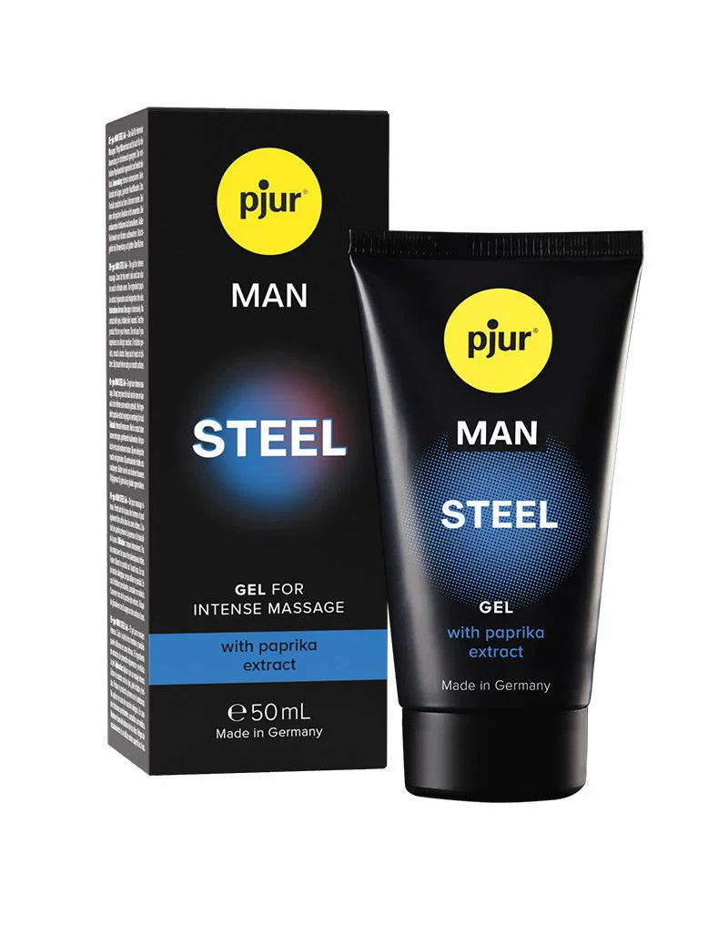 pjur - Man Steel Gel - Massagegel - 50 ml - Happytoys Sexshop: Toys for Feeling Happy & Easy 😊 - Discreet geleverd