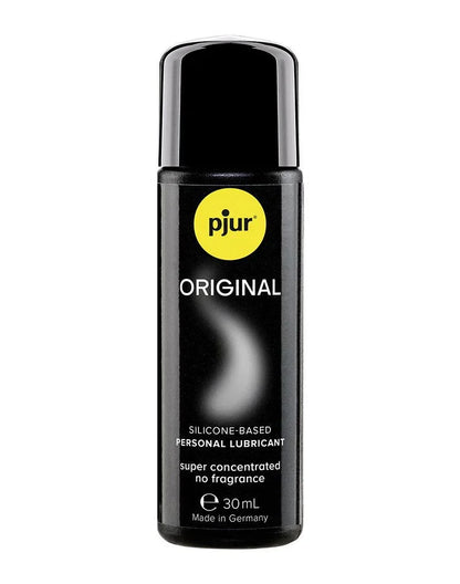 Siliconen glijmiddel Original van pjur, flacon met zwarte dop, 30 ml