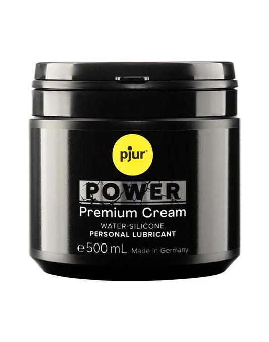 pjur - Power Premium Creme - Hybride Glijmiddel - 500 ml - Happytoys Sexshop: Toys for Feeling Happy & Easy 😊 - Discreet geleverd