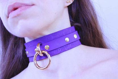 Posture Collar Elegant Handmade Submissive Bondage Accessory