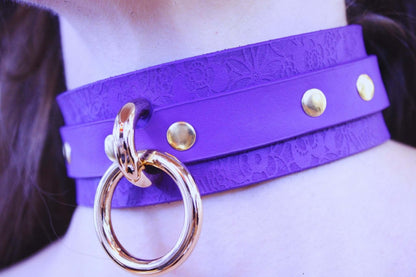 Posture Collar Elegant Handmade Submissive Bondage Accessory