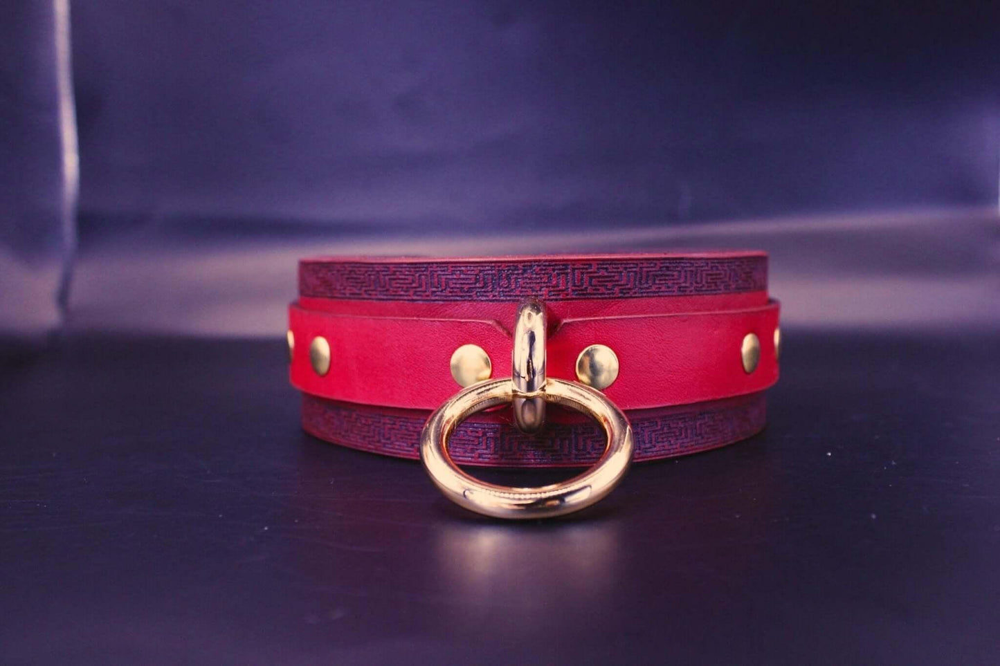 Handmade Leather BDSM Collar Discreet BDSM Day Collar for Submissives - Happytoys Sexshop: online sex shop for Feeling Happy & Easy 😊 - Discreet geleverd