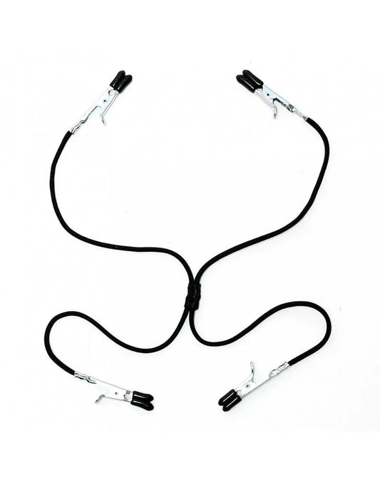 Rimba - Tepel - schaamlip klemmen met elastiek - Happytoys Sexshop: Toys for Feeling Happy & Easy 😊 - Discreet geleverd