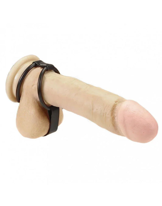 Rimba - Penisartikel met rubberringen van Ø 35 en 50 mm. en balzak splitser - Happytoys Sexshop: Toys for Feeling Happy & Easy 😊 - Discreet geleverd