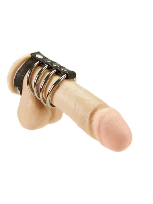 Rimba - Penisartikel met verwisselbare metalen ringen - Happytoys Sexshop: Toys for Feeling Happy & Easy 😊 - Discreet geleverd