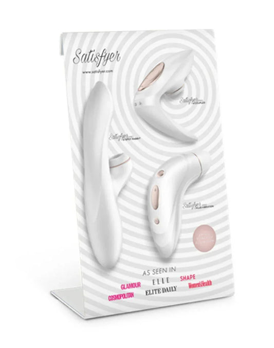 Satisfyer Display incl. 3 testers - Happytoys Sexshop: Toys for Feeling Happy & Easy 😊 - Discreet geleverd