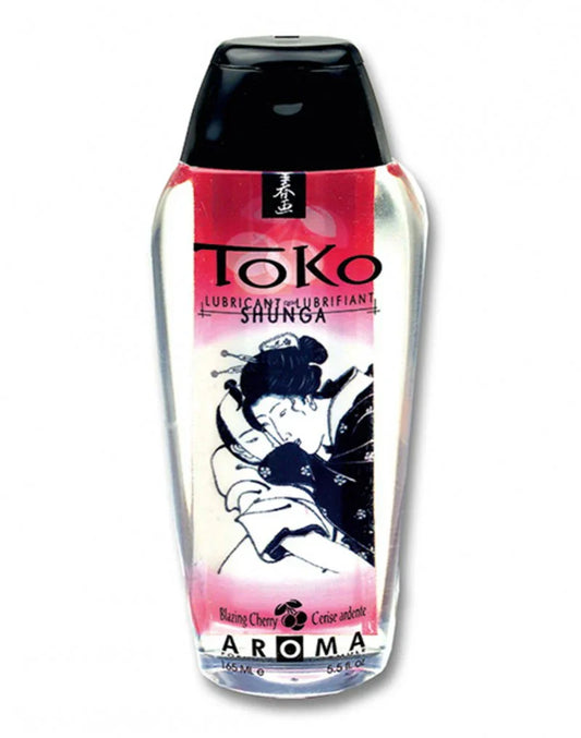 Shunga - Toko Aroma Blazing Cherry - Glijmiddel op waterbasis - 165 ml - Happytoys Sexshop: Toys for Feeling Happy & Easy 😊 - Discreet geleverd