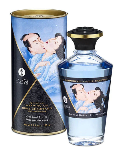 Beste vandaag nog: Warming Oil - Coconut Water - 100 ml by Shunga - bij Happytoys Sexshop: Toys for Feeling Happy & Easy 😊