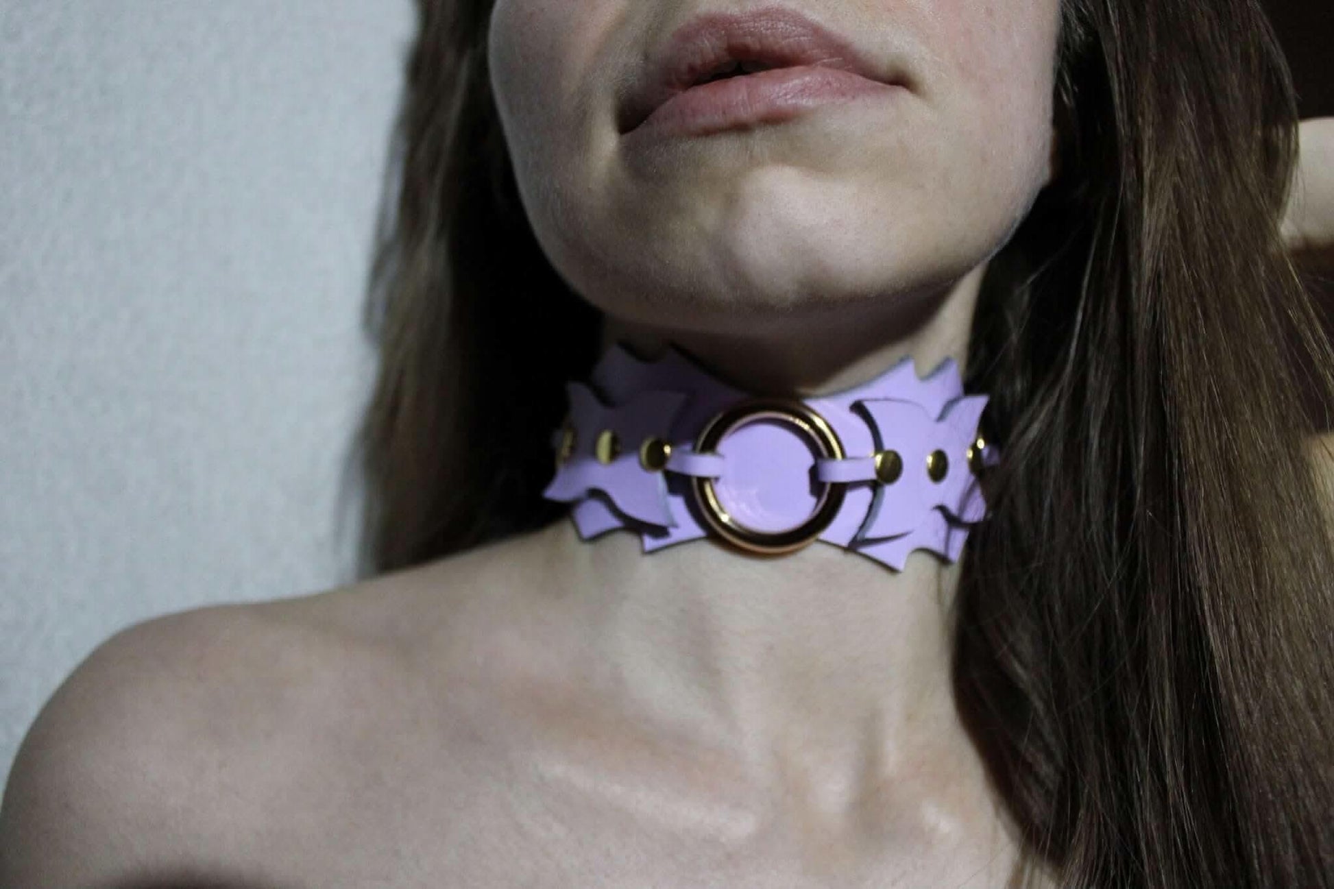 BDSM Day Collar Sub Collar with Unique Armor-Inspired Design - Happytoys Sexshop: online sex shop for Feeling Happy & Easy 😊 - Discreet geleverd