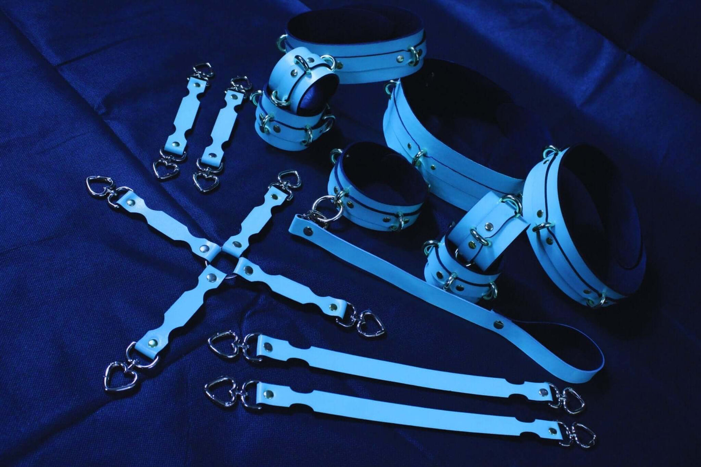 Bondage Gear Italian Leather Ultimate BDSM Gear Set