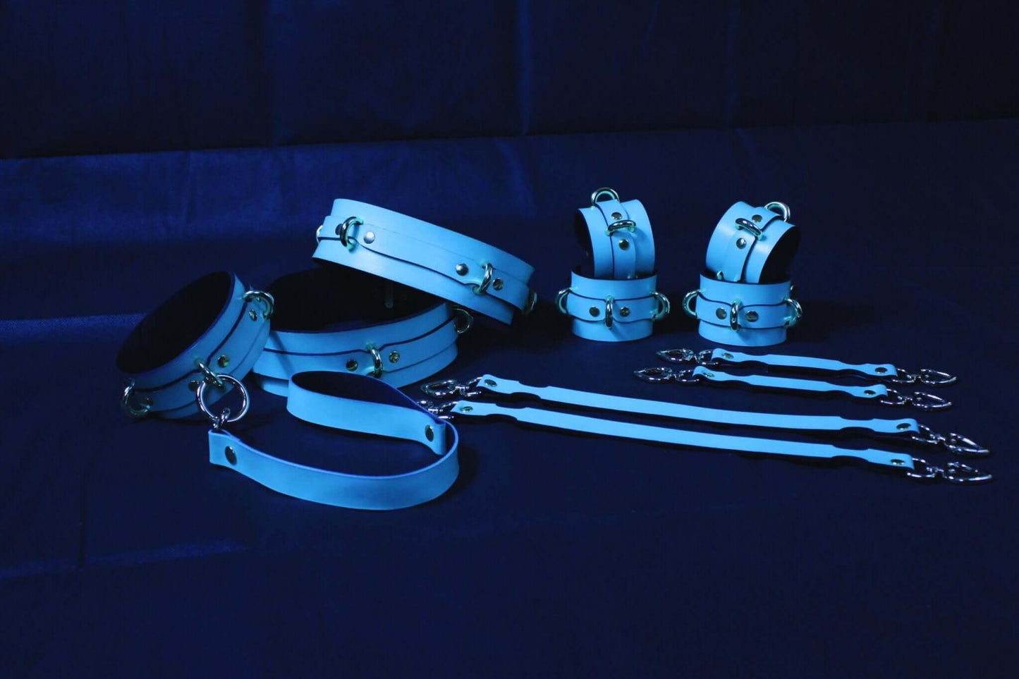Bondage Gear Italian Leather Ultimate BDSM Gear Set