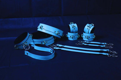 Bondage Gear Italian Leather Ultimate BDSM Gear Set