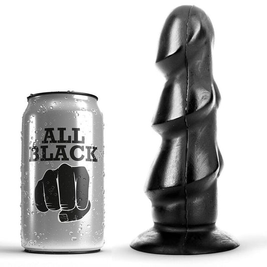 ALL BLACK - DILDO 17 CM